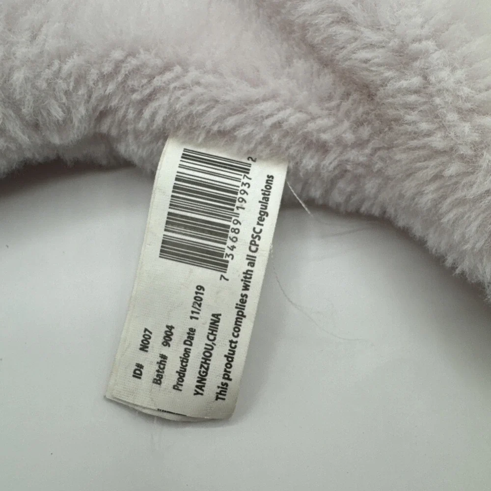 2018 Kellytoy Flatties Pink Elephant Baby Blanket Crinkle‎ Rattle Plush Lovey